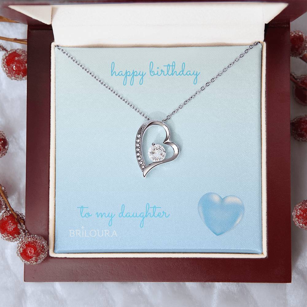 EverLoura™ - Forever Love Necklace (+ custom messages) - CZ crystals - Briloura