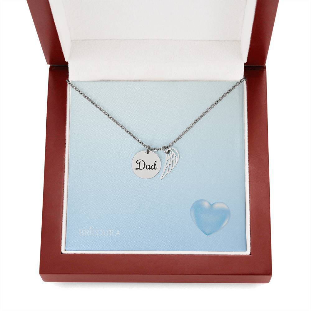 Memorial Necklace – Dad - Briloura