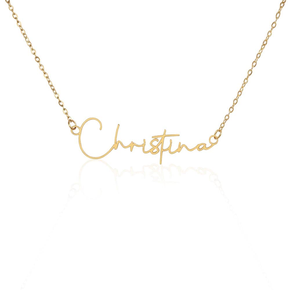 NameLoura™ - Signature Name Necklace (+ custom messages) - Briloura