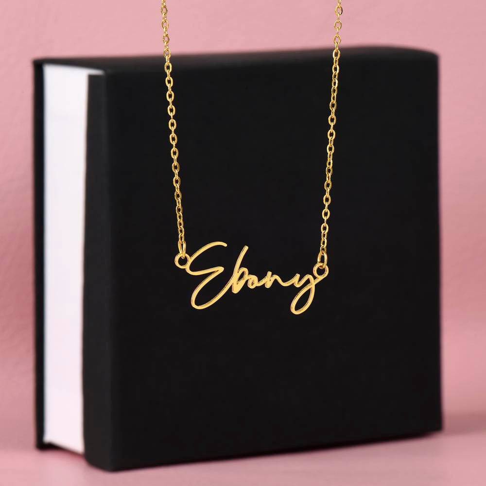 NameLoura™ - Signature Name Necklace (+ custom messages) - Briloura