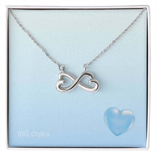 EternaLoura™ - Infinity Hearts Necklace - Briloura