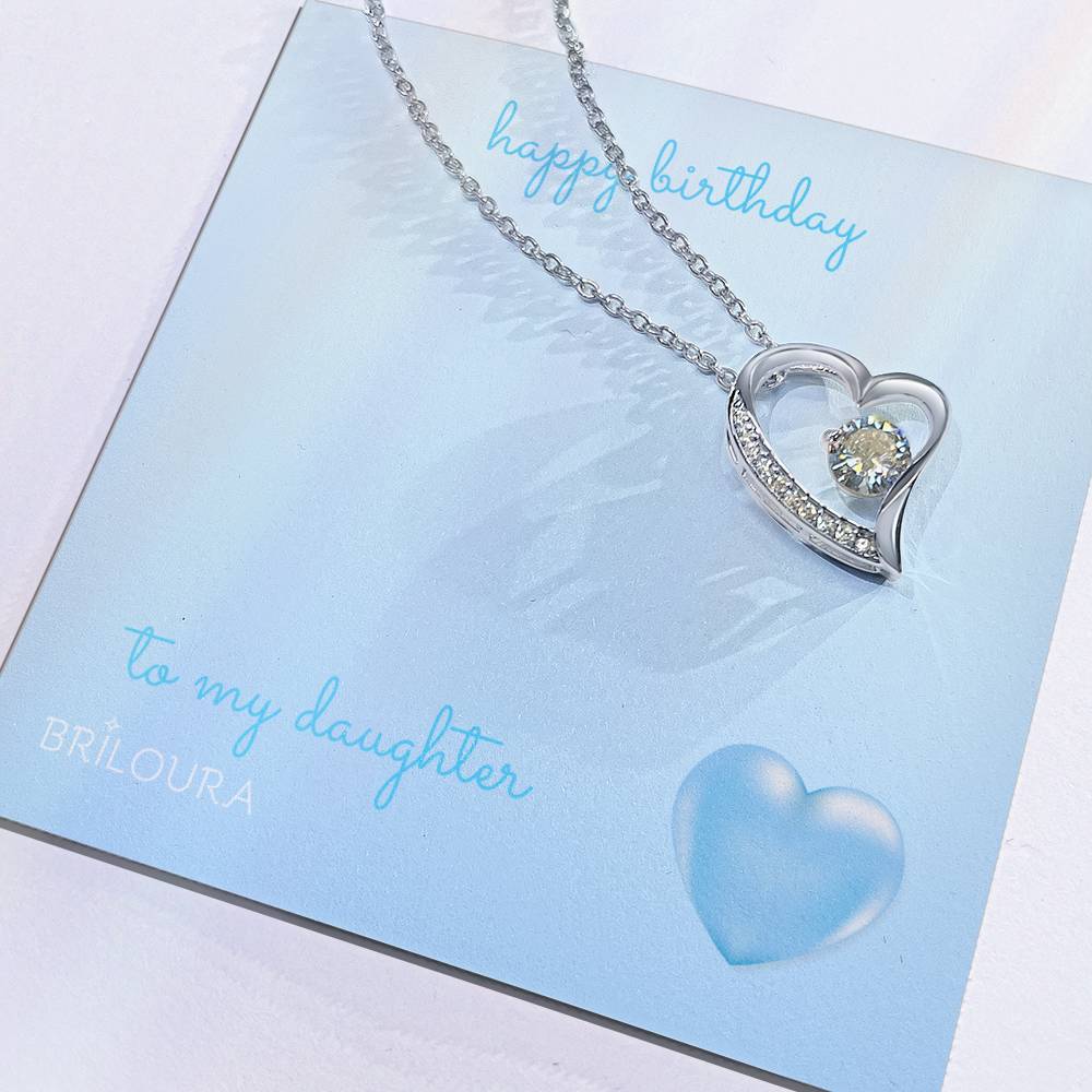 EverLoura™ - Forever Love Necklace (+ custom messages) - CZ crystals - Briloura