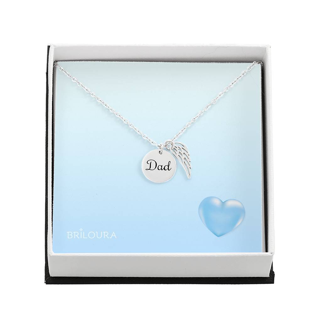 Memorial Necklace – Dad - Briloura