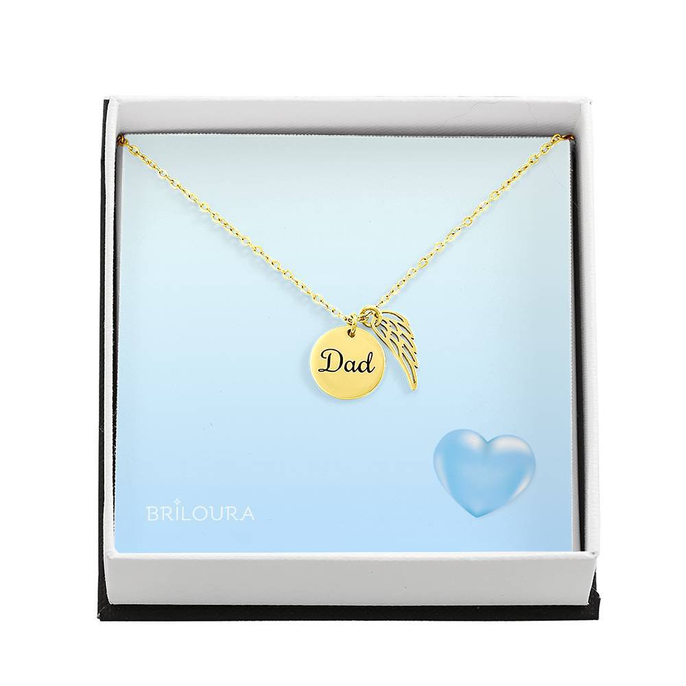 Memorial Necklace – Dad - Briloura